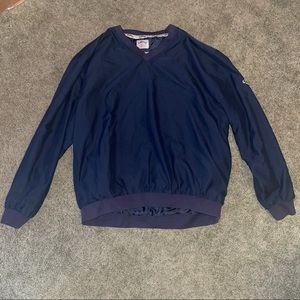 Callaway Golf Pullover Microfiber Jacket Windbreaker Blue Mens Size Large